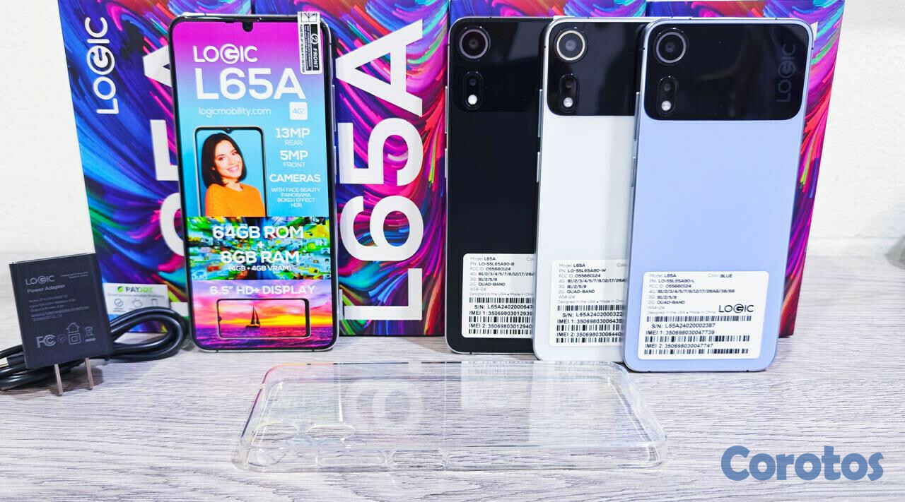 celulares y tabletas - 
LOGIC L65A 64GB NUEVO DE CAJA
