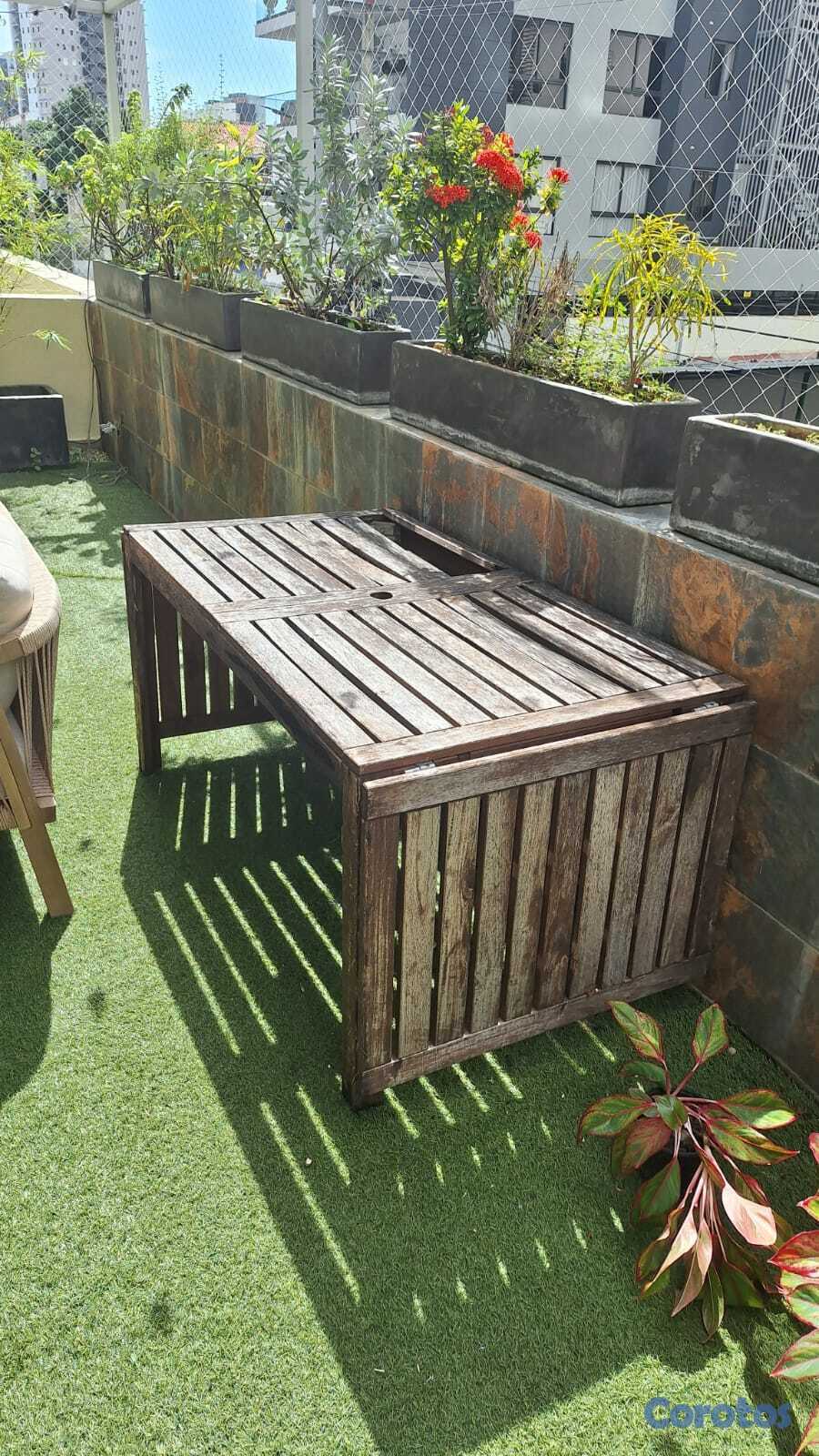 muebles y colchones - Mesa de Madera Exterior 2