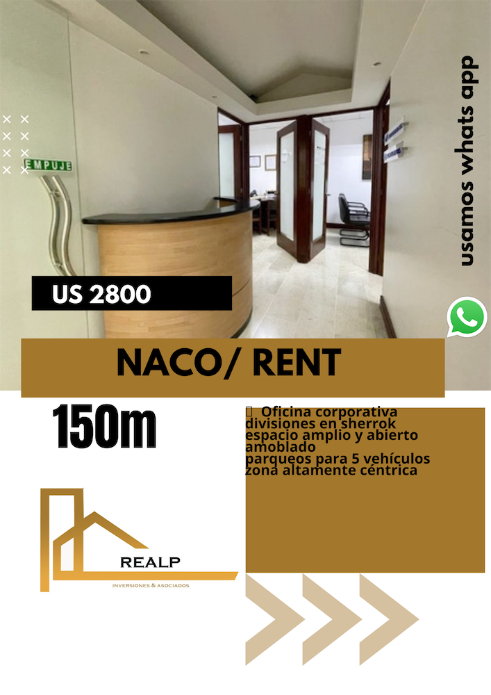 oficinas y locales comerciales - Local amoblado naco 