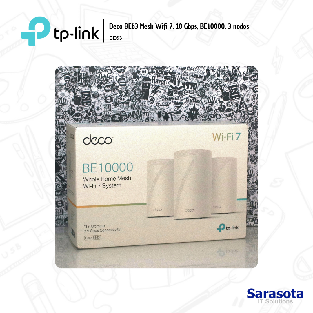 accesorios para electronica - Tp-Link Deco BE63 Mesh Wifi 7, 10 Gbps, BE10000 1