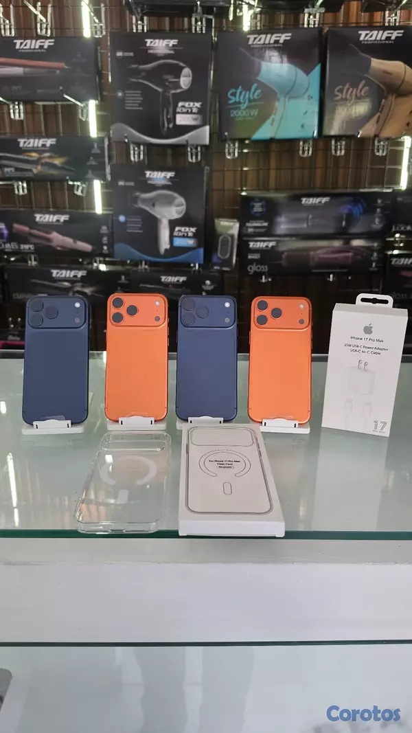 celulares y tabletas - iPhone 17 Pro Max 1TB (1000GB) Naranja y Azul Fact 2