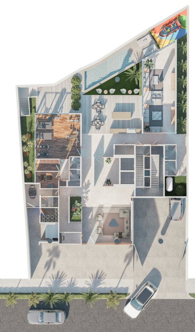 apartamentos - Lujosa torre, con un apartamento por piso en Naco en venta en ensanche naco 4
