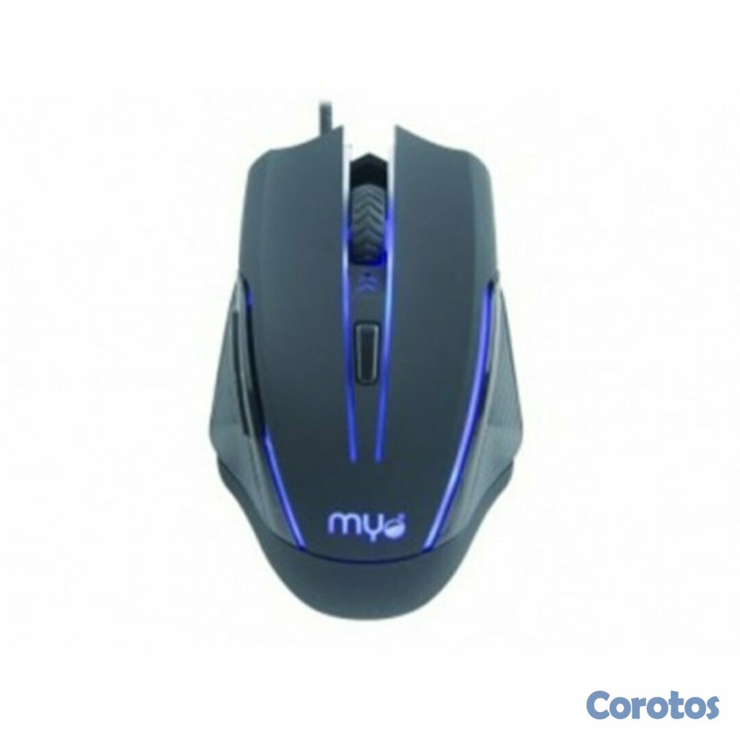 computadoras y laptops - MOUSE GAMING MYO SERIE 6, SENSOR ÓPTICO 6 BOTONES, VELOCIDAD DEL MOUSE AJUSTABLE