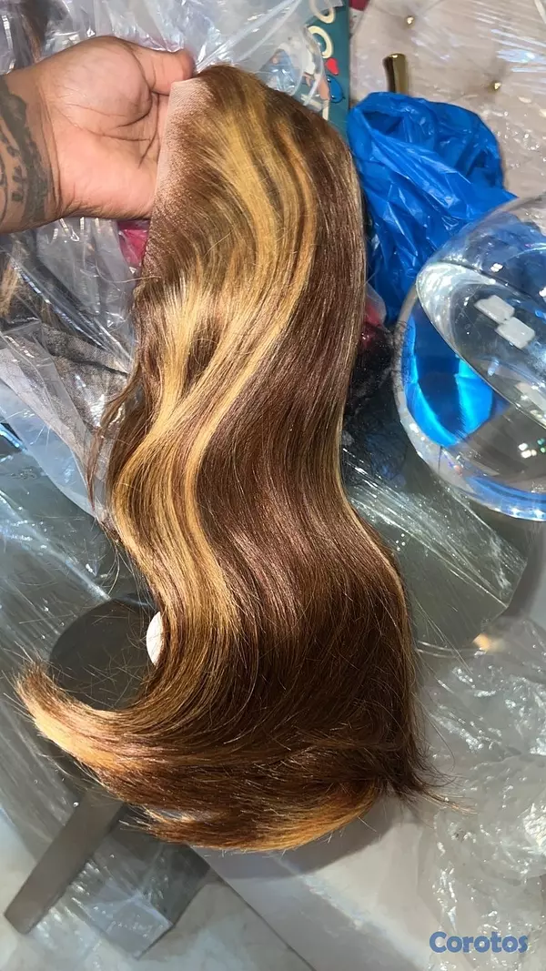 salud y belleza - peluca de 16 pulgadas nueva  3