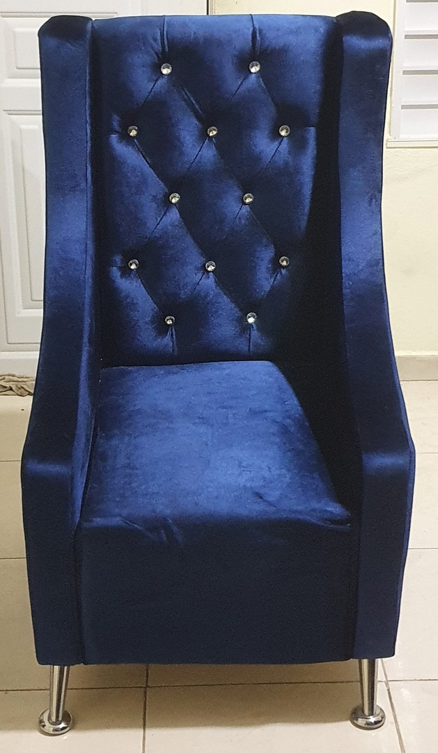 muebles y colchones - Sillón azul  0