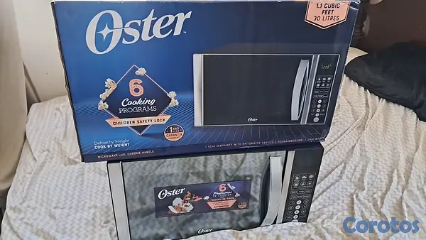 cocina - Microondas nuevo de caja color  negro  oster 7800 3