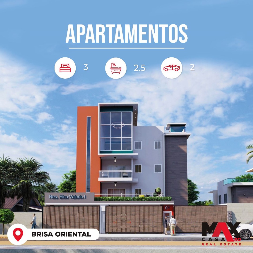 apartamentos - VENTA DE APARTAMENTOS UBICADOEN BRISAS ORIENTAL SAN ISIDRO