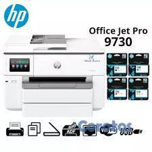 impresoras y scanners - IMPRESORA  MULTIFUNCIONAL HP OFFICEJET 9730  11X17 2