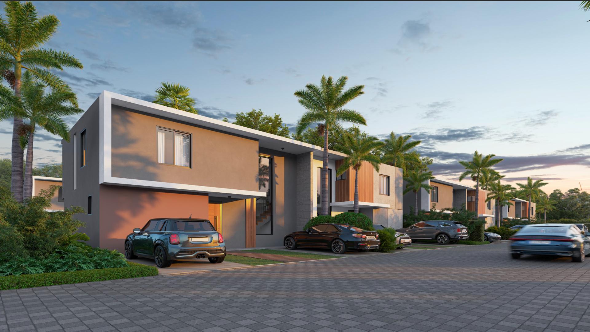 casas vacacionales y villas - Villas Duplex en venta en Vista Cana, Punta Cana. 3