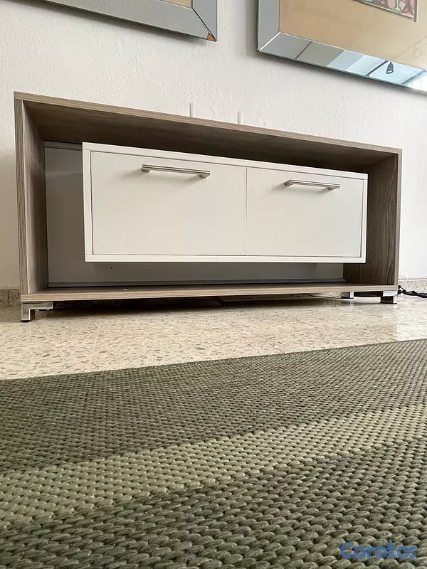 muebles y colchones - MODERNO MUEBLE DE TELEVISIÓN CON LUCES LED  3