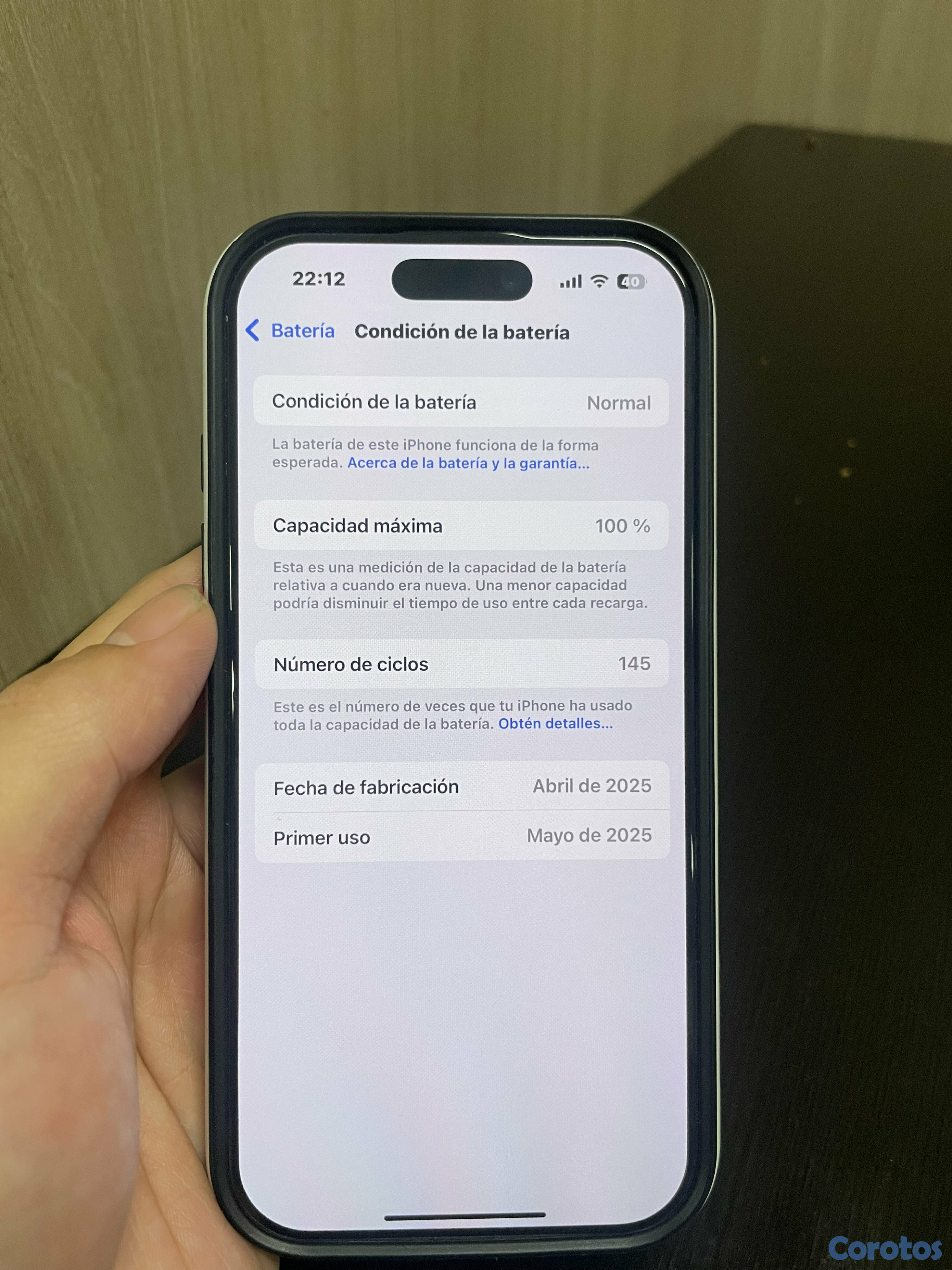 celulares y tabletas - iphone 16pro 128GB 4