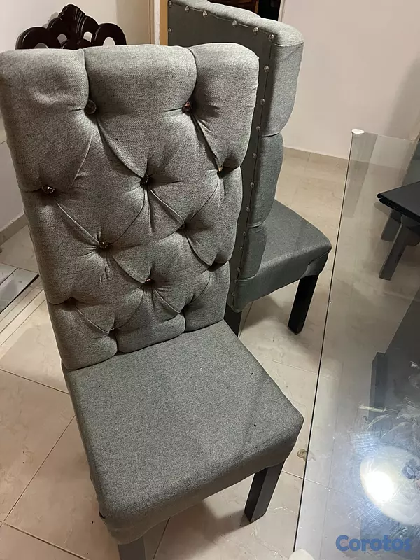 muebles y colchones - De oferta 6 sillas acorchadas y 2 butacas en caoba 9