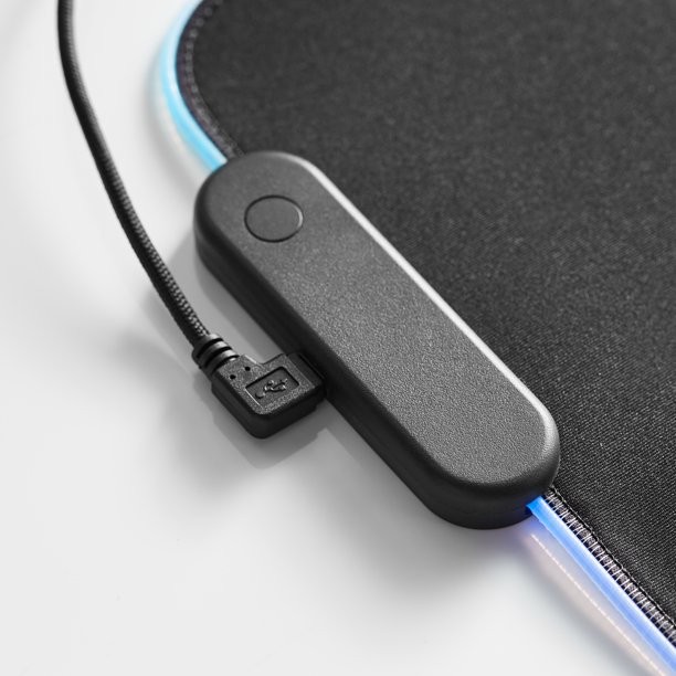 accesorios para electronica - Mousepad Gaming RGB de escritorio para Teclado y Ratón, Goma Impermeable con Bas 4