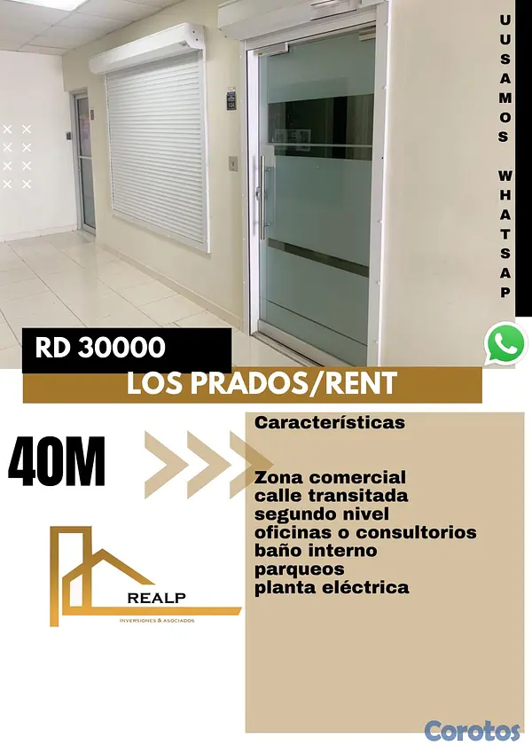 oficinas y locales comerciales - Alquiler en los Prados  1