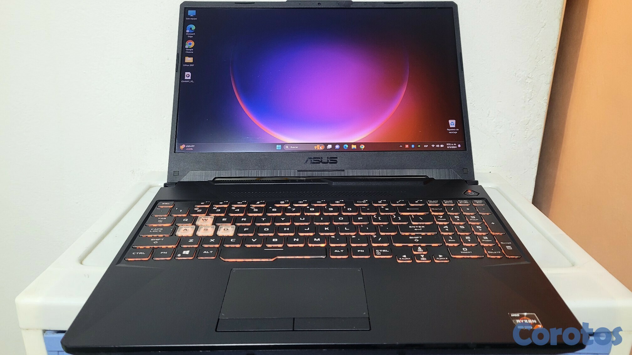 computadoras y laptops - Asus Tuf Gaming Ryzen 7 Ram 16gb ddr4 Disco 512gb Solido nVidea 1660Ti 6gb 1