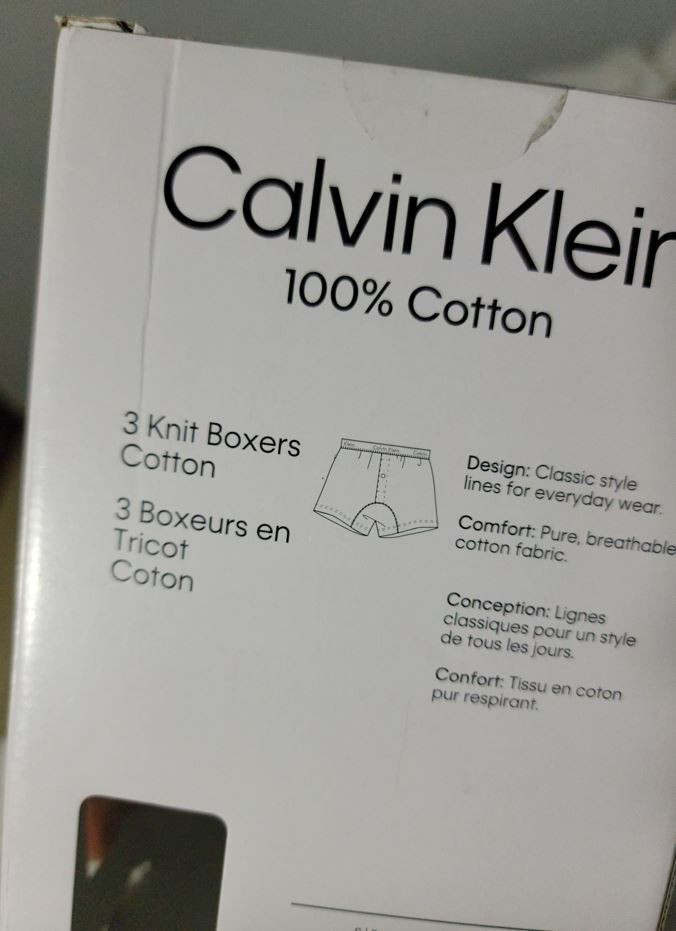 ropa para hombre - **Vendo Boxer nuevos Calvin Klein size L paquete de 3**