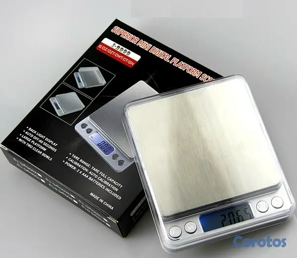 accesorios para electronica - Balanza de precision digital - bascula de acero inoxidable 2