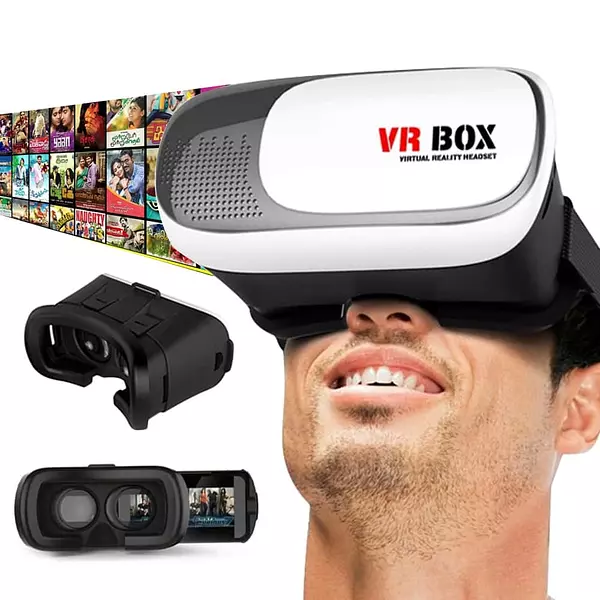 consolas y videojuegos - Lentes Realidad Virtual 3d Vr Box Realidad Virtual 5