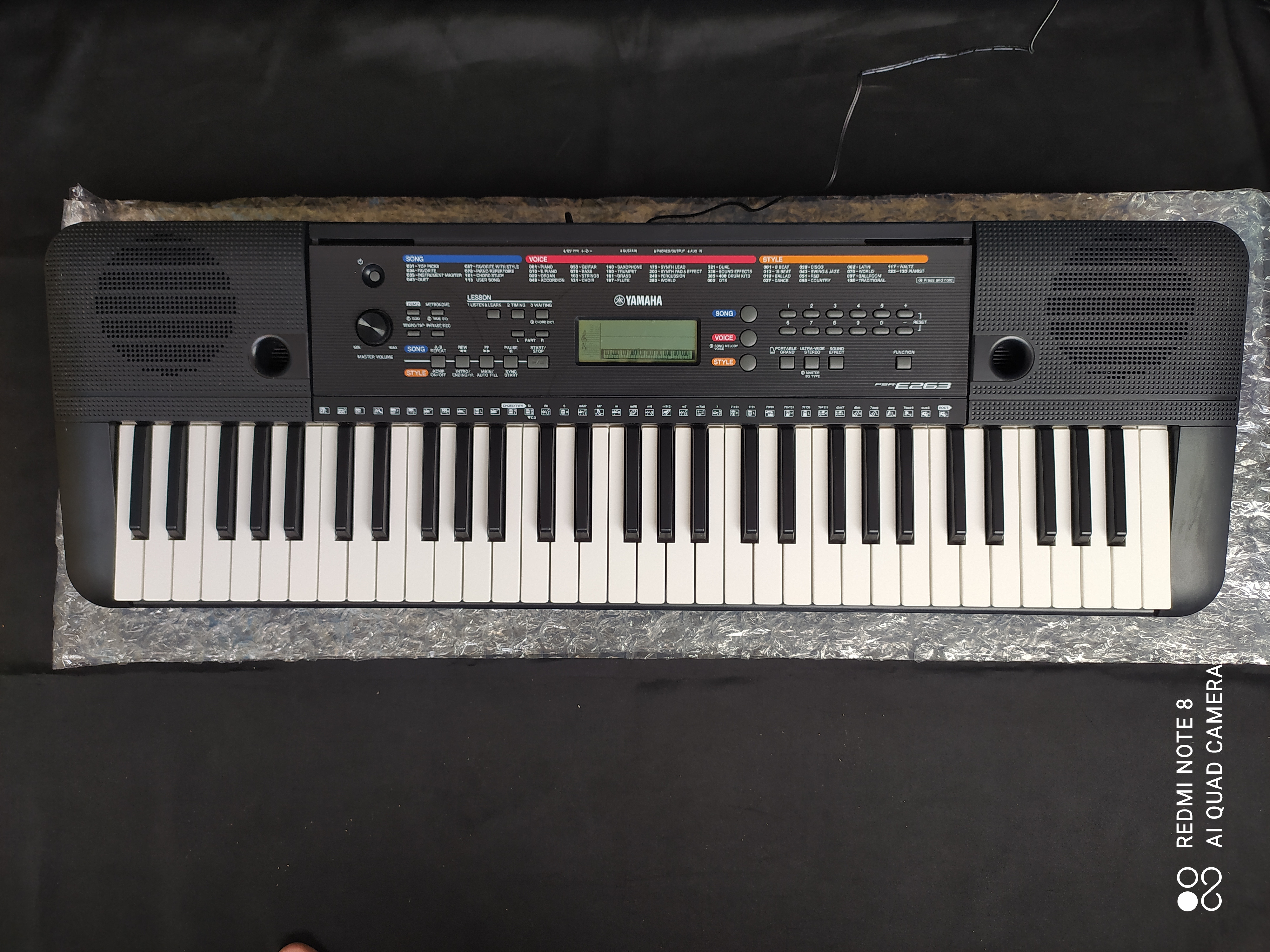 instrumentos musicales - PIANO YAMAHA PSR E263 5 OCTAVAS !!EXCELENTE ESTADO