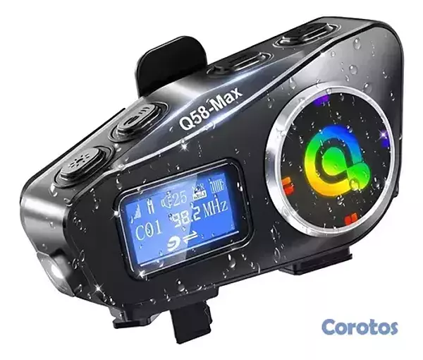 camaras y audio - audifono y microfono intercomunicador para casco d 1