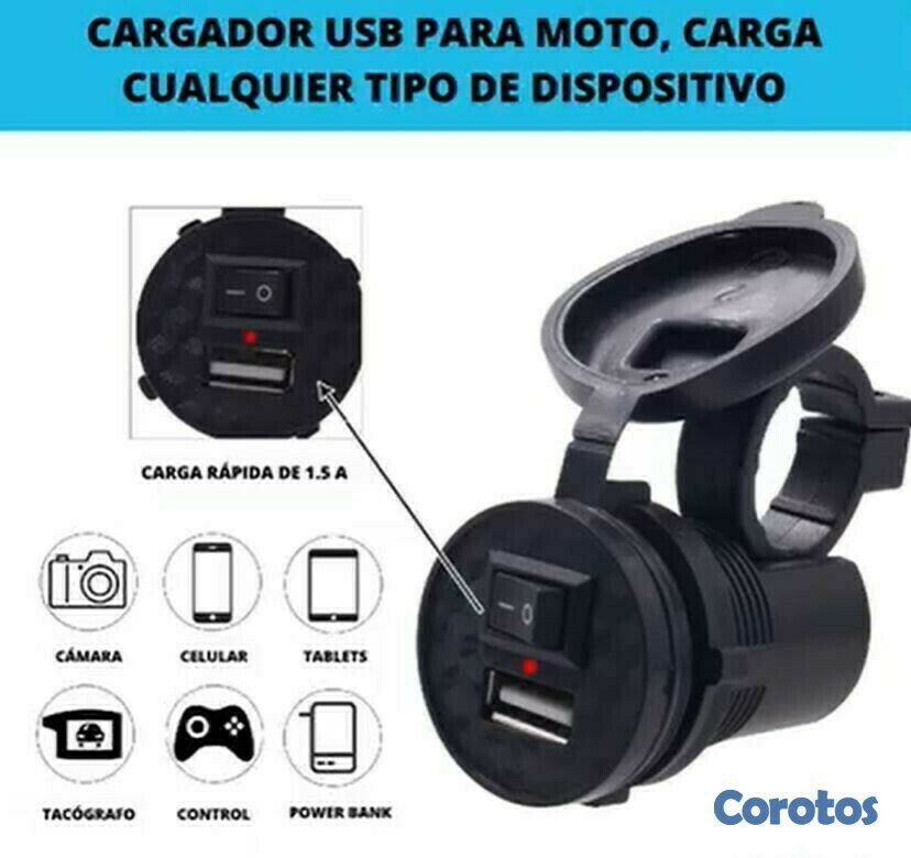 otros electronicos - Cargador de teléfono para motor pasola motocicleta 3