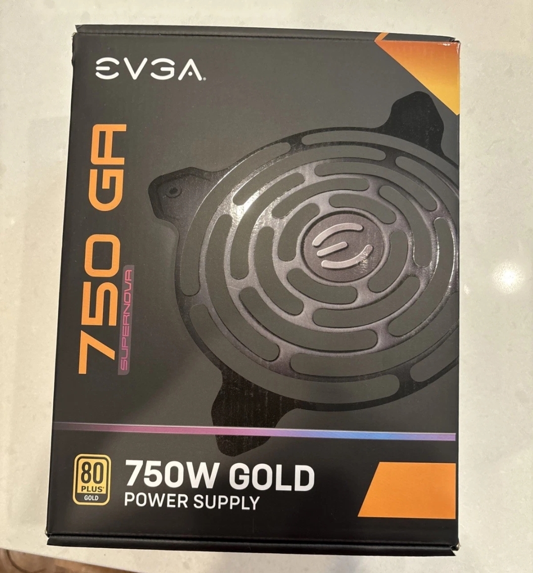 computadoras y laptops - Power Supply EVGA SuperNOVA 750 GA 80 Plus Gold 750W Full Modular Eco Mode 1