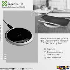 celulares y tabletas - CARGADOR INALAMBRICO KLIPX HALO, CIRCULAR, 10 WATTS, CERTIFICACION QI 0