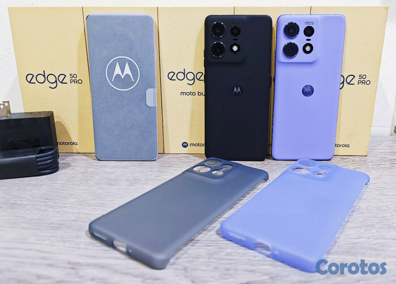 celulares y tabletas - MOTOROLA EDGE 50 PRO 5G + TCL BUDS NUEVO DE CAJA 256GB 16RAM