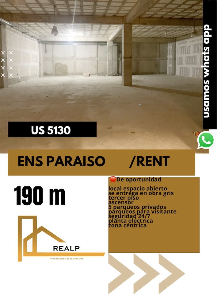 oficinas y locales comerciales - Local espacio abierto 