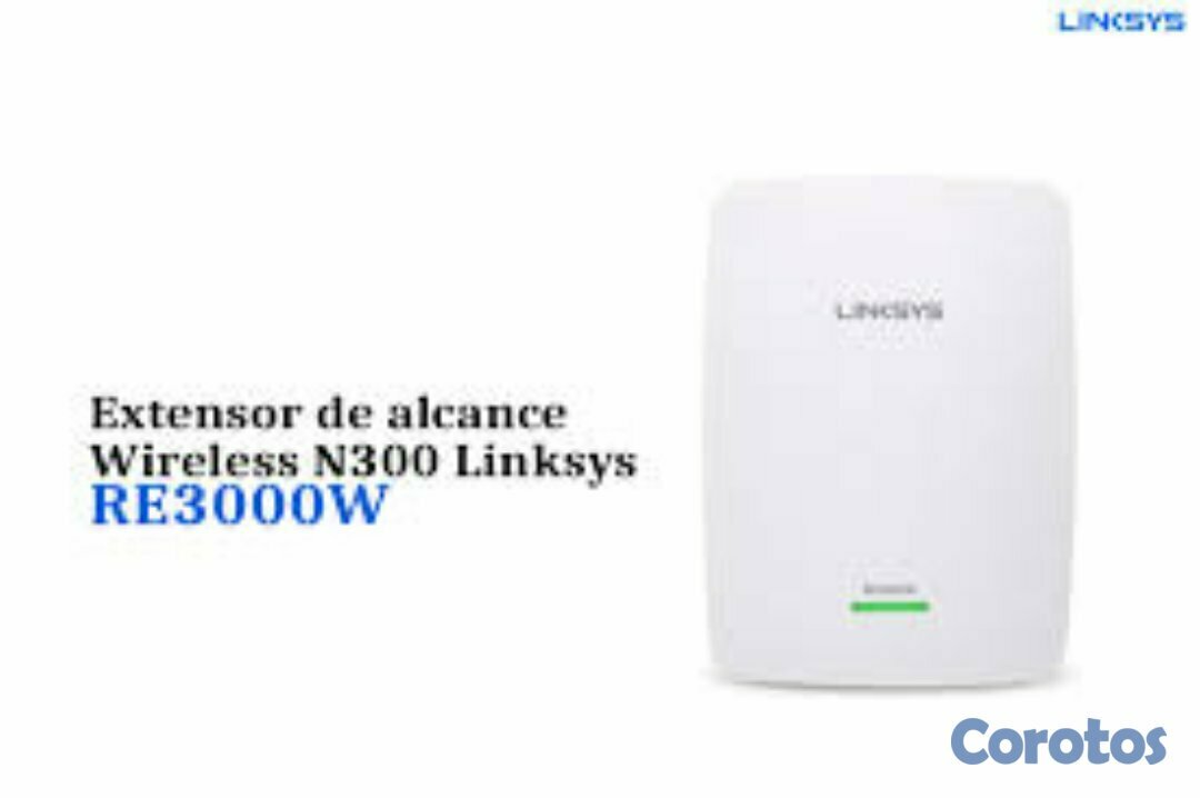 computadoras y laptops - REPETIDOR LINKSYS 2.4GHZ, 300MBPS, 1 PUERTO LAN 4