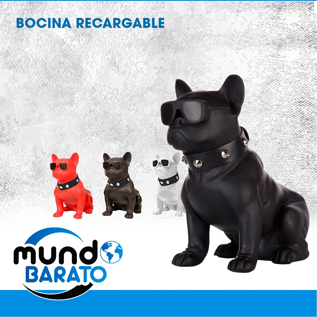 accesorios para electronica - Altavoz Bocina perro grande inalámbrico Bluetooth recargable 0