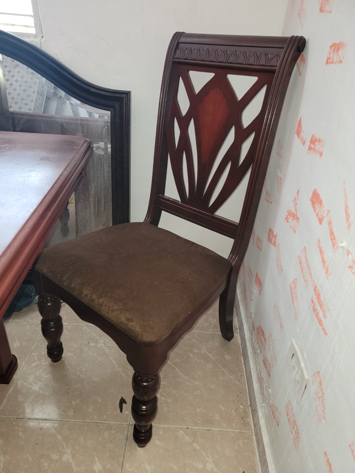 muebles y colchones - Comedor 4 sillas importado  3