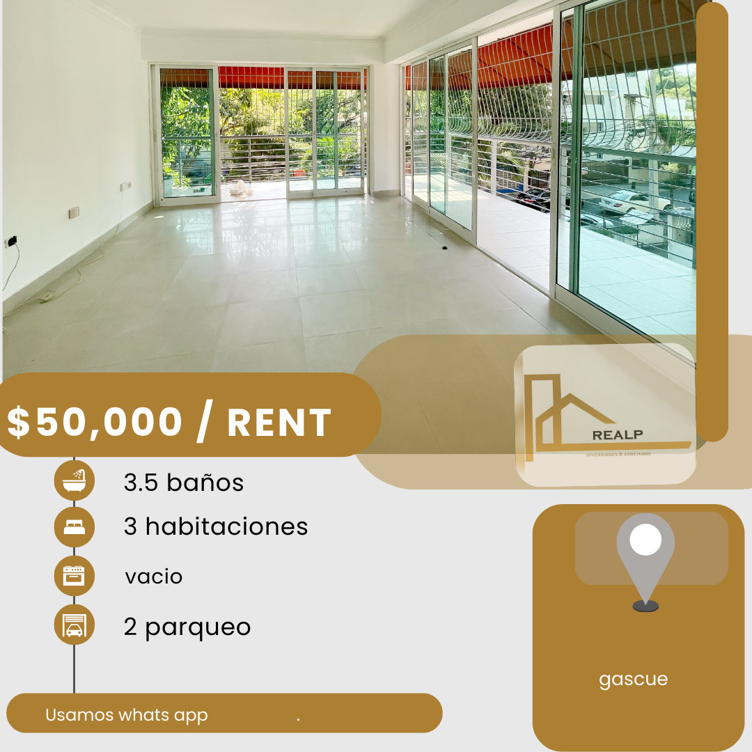 apartamentos - hermoso apartamento en una zona tranquila en Gascue 