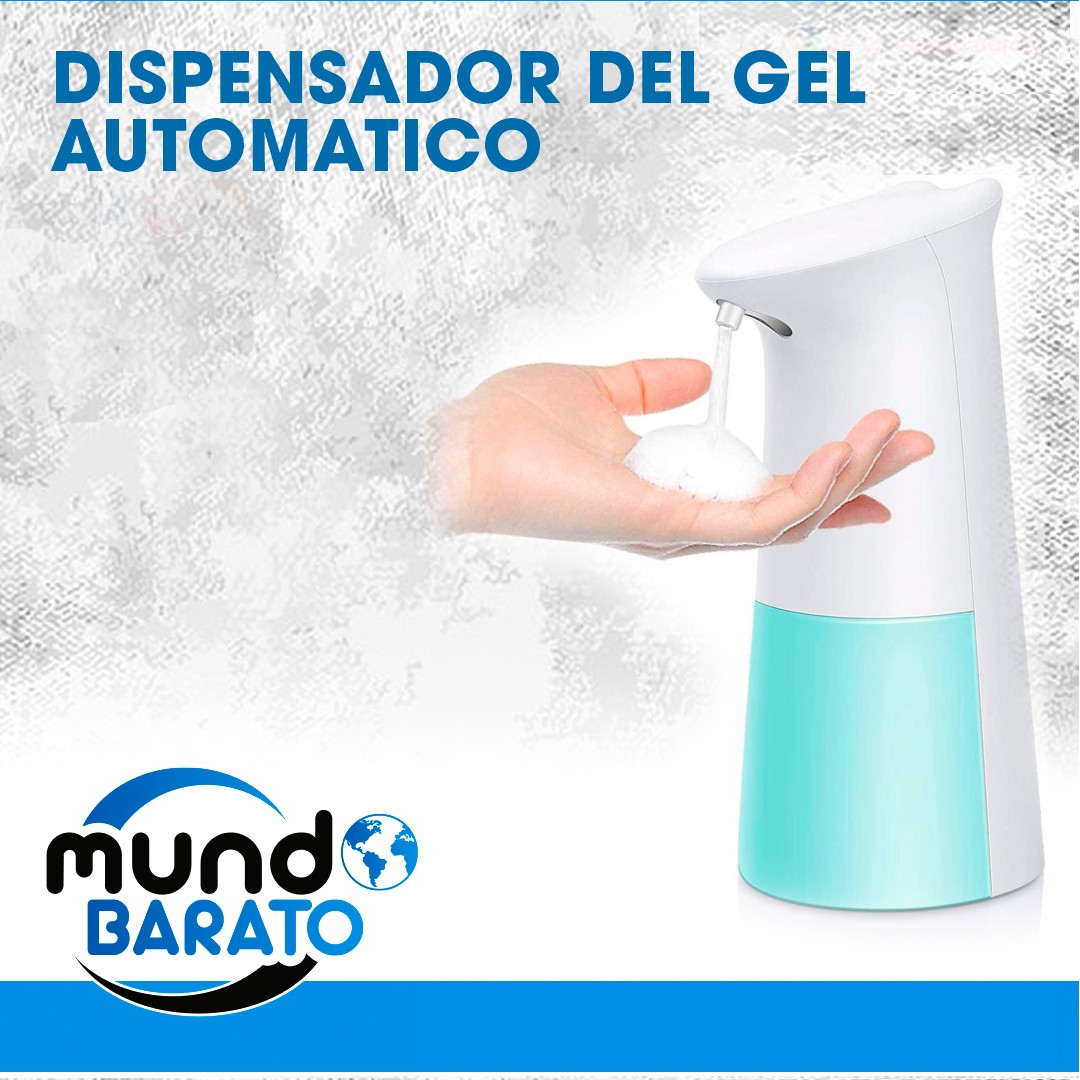 Dispensador automático gel manitas limpias alcohol jabon Sensor Inteligente 0