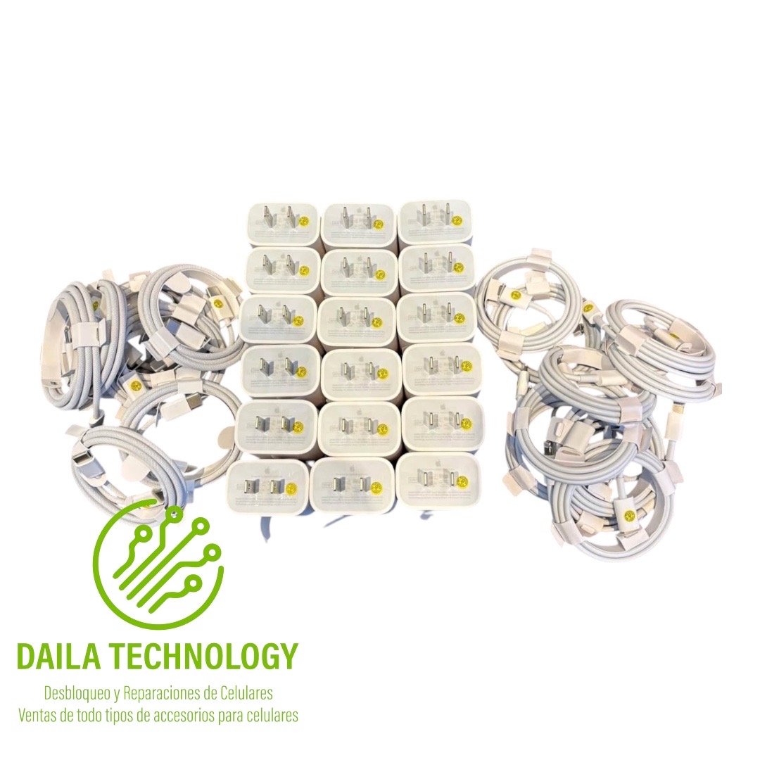 celulares y tabletas - cargador completo iPhone 📲 original  0