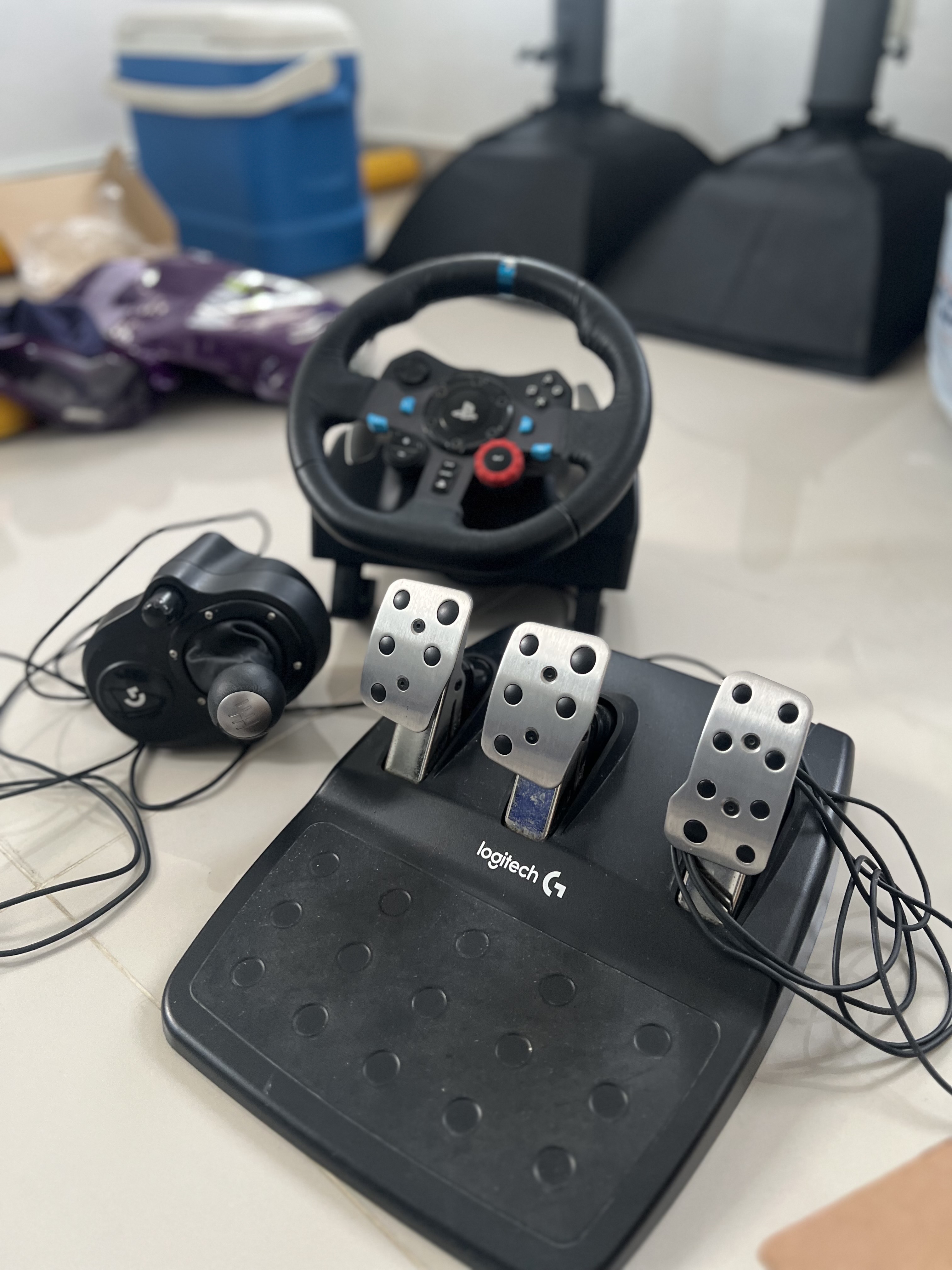 consolas y videojuegos - Vendo kit de manejo Logitech g29 3