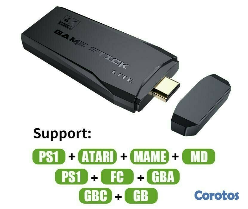 consolas y videojuegos - Consola Gamestick retro 2.4g  wireless 3