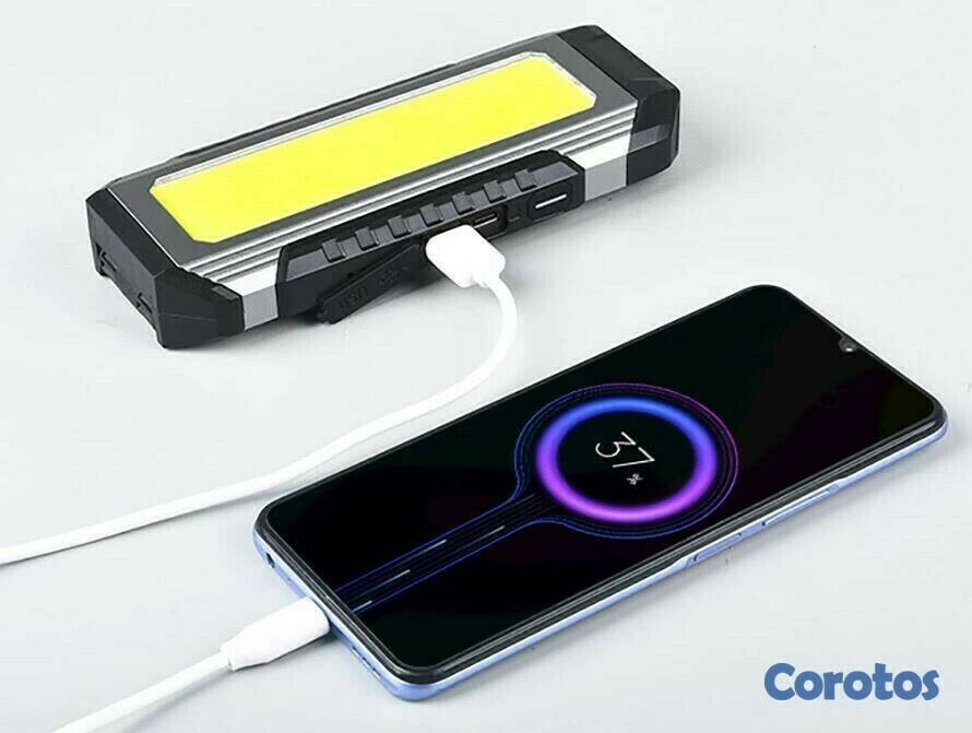 otros electronicos - Power bank con linterna, destapador e iman 4