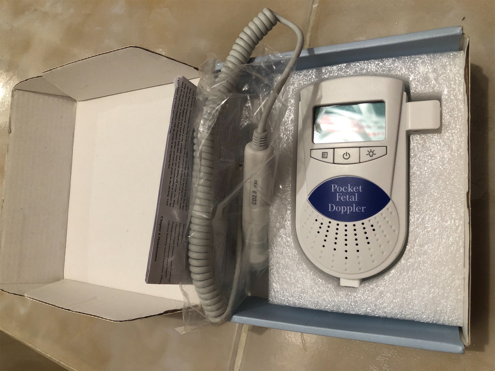 accesorios - Doppler fetal +gel ultrasonido