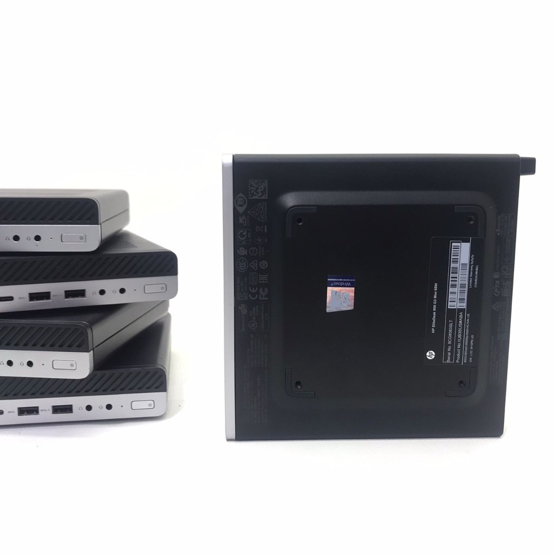 computadoras y laptops - mini desk USFF hp elitedesk 800 G3 CORE i5 6th DDR4 256GB SSD 8GB RAM