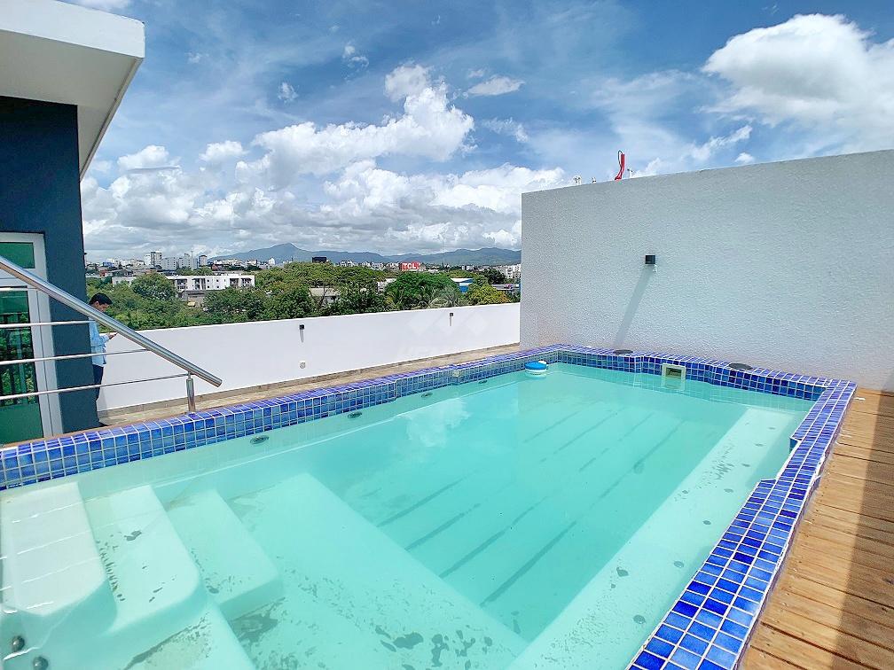 apartamentos - SEGUNDO NIVEL AREA ROOFTOP EL EMBRUJO II SANTIAGO 2