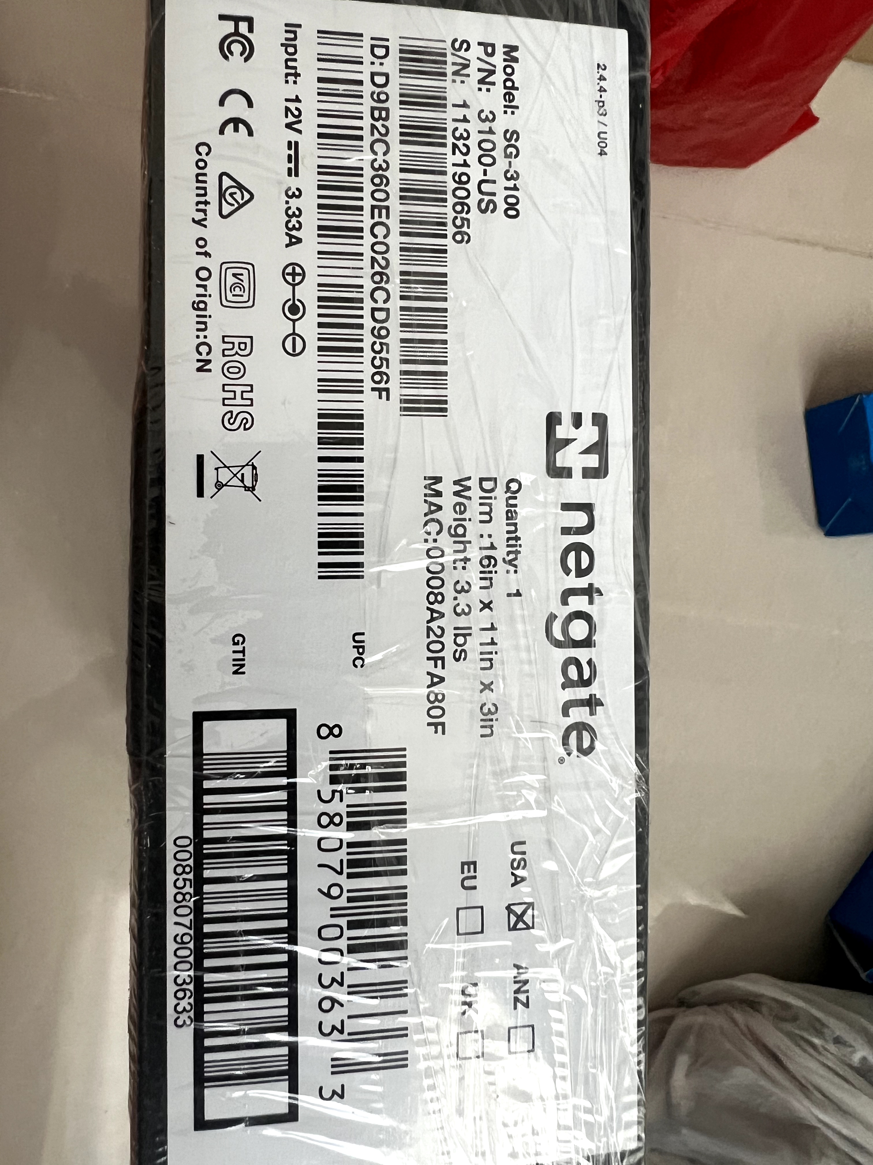 otros electronicos - Netgate pfsense 3100 firewall vpn router