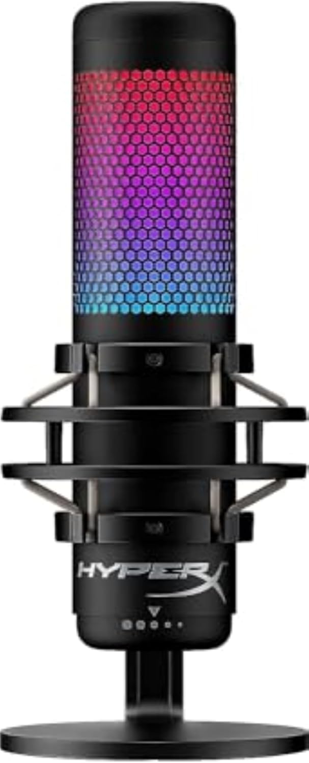 consolas y videojuegos - HyperX QuadCast S - Micrófono condensador USB RGB  3