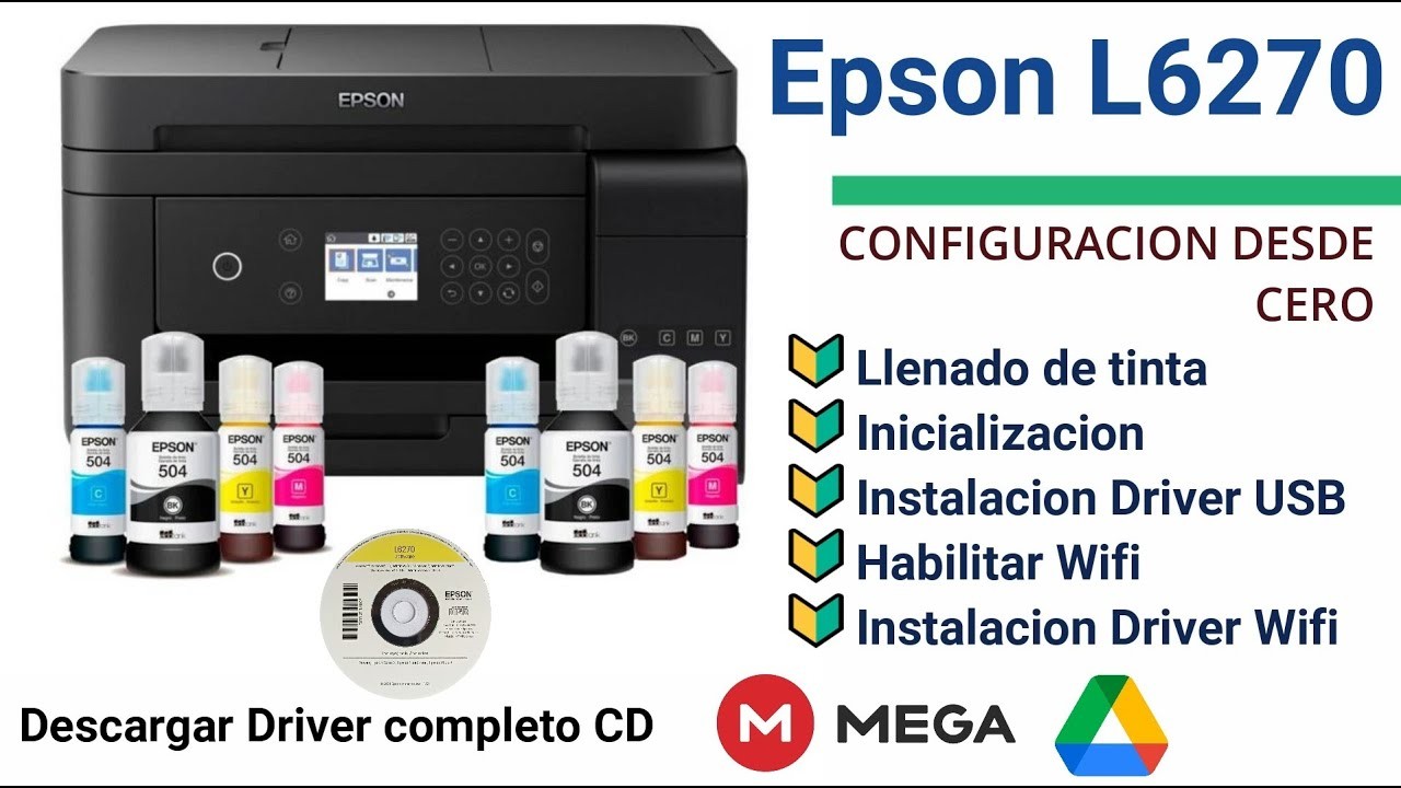 impresoras y scanners - Impresora Epson EcoTank L6270 Multifunción Duplex Automatico, Wifi  6