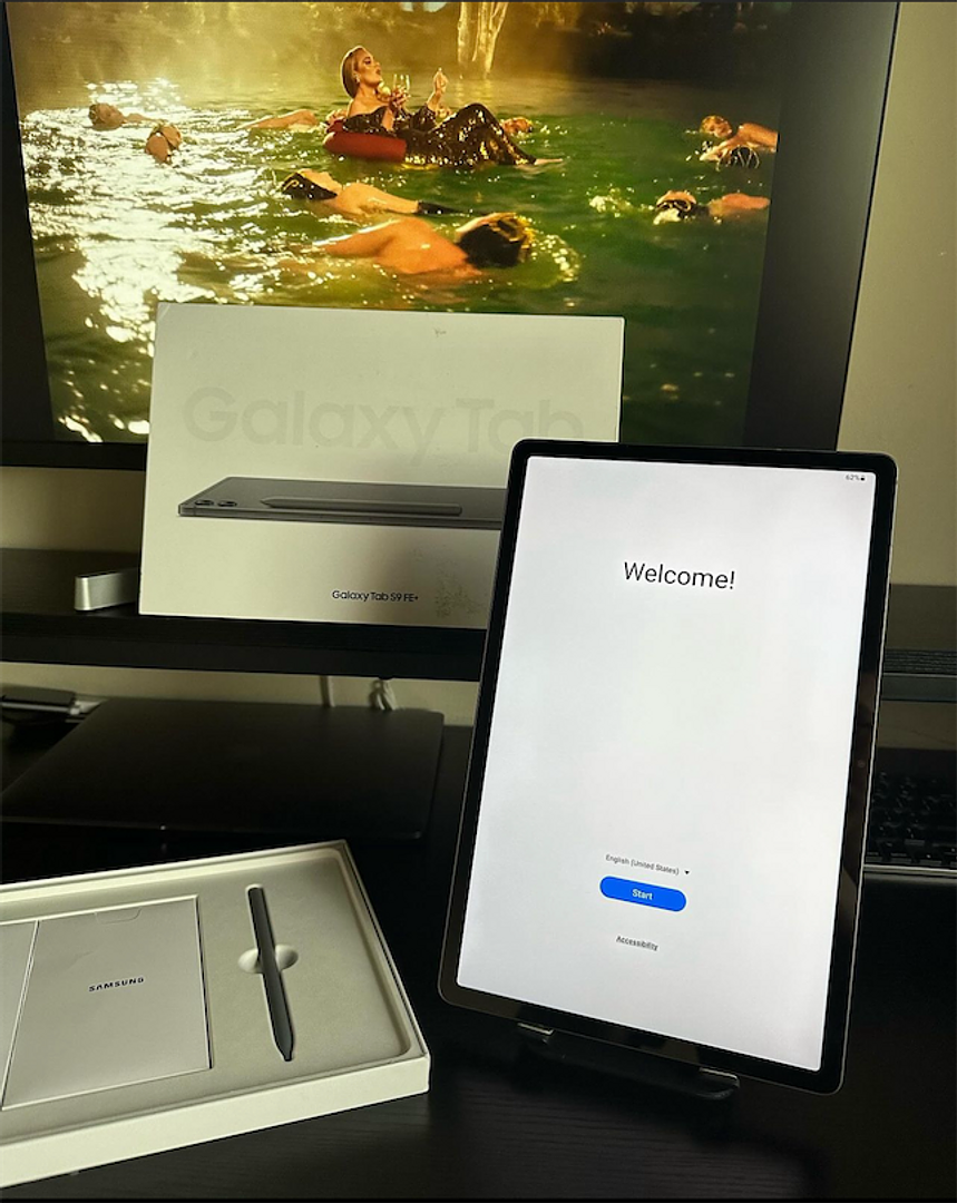 celulares y tabletas - Samsung Galaxy Tab S9 FE+ Plus 12.4” 128GB Ram 8GB Nuevas  1