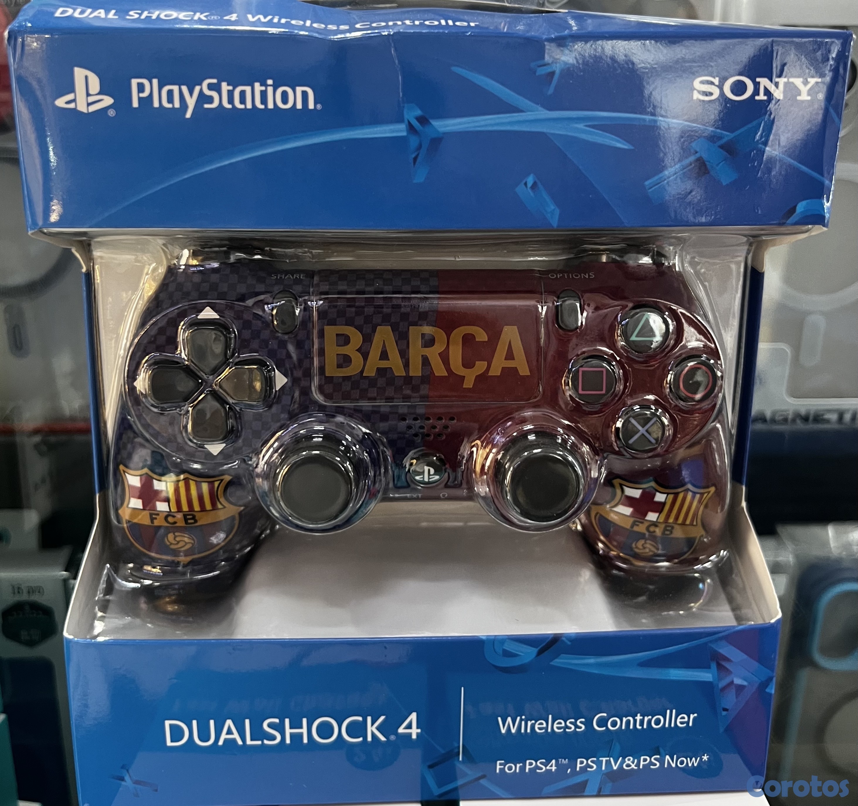 consolas y videojuegos - Control de PS4 - Spiderman Y Barca 2