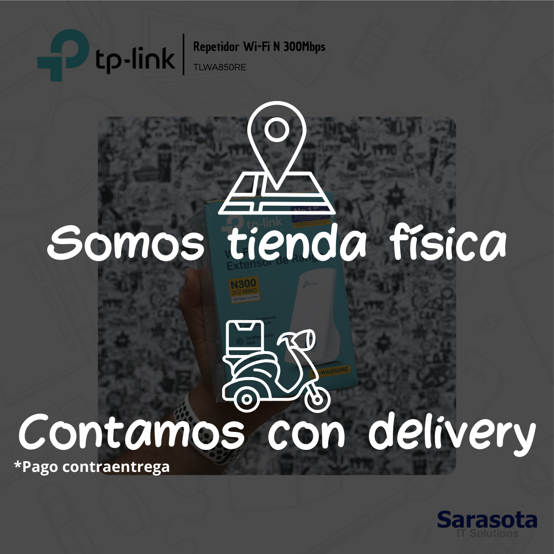 accesorios para electronica -  TP-Link Repetidor WA850RE 2.4GHz N300 300mbps 2