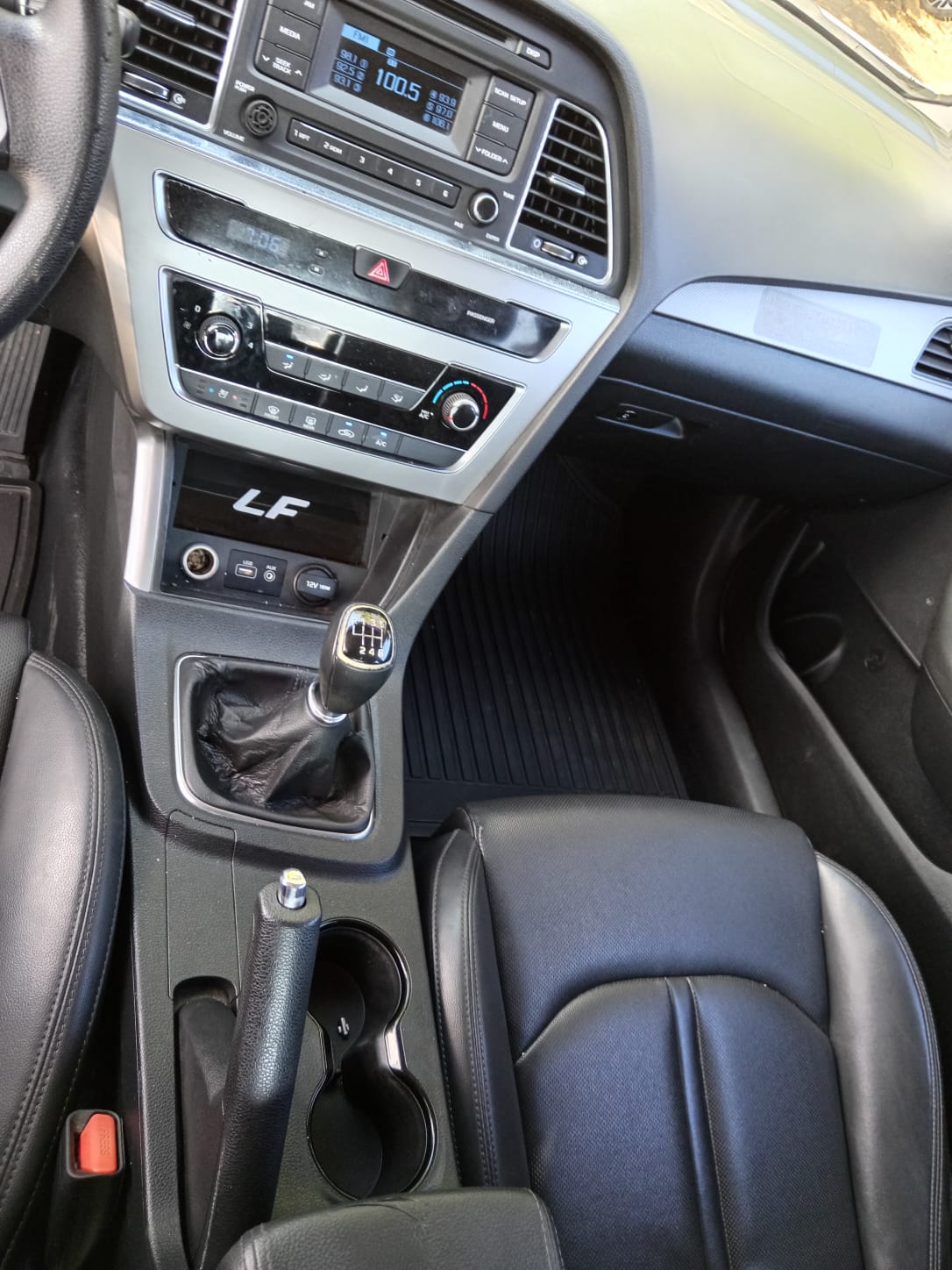 carros - HYUNDAI SONATA LF 2016 GRIS MECANICO 6