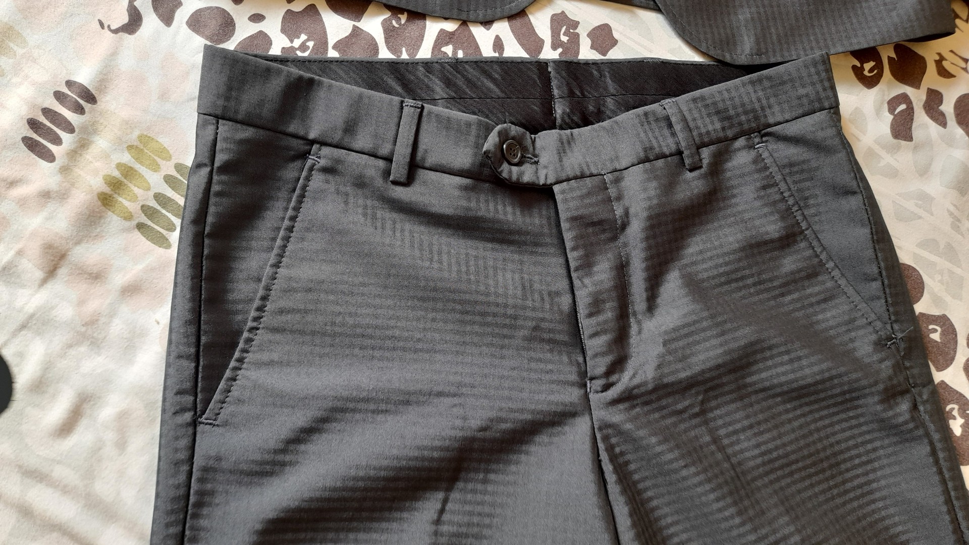 ropa para hombre - Traje Gris oscuro - Nuevo Talla 32R 3