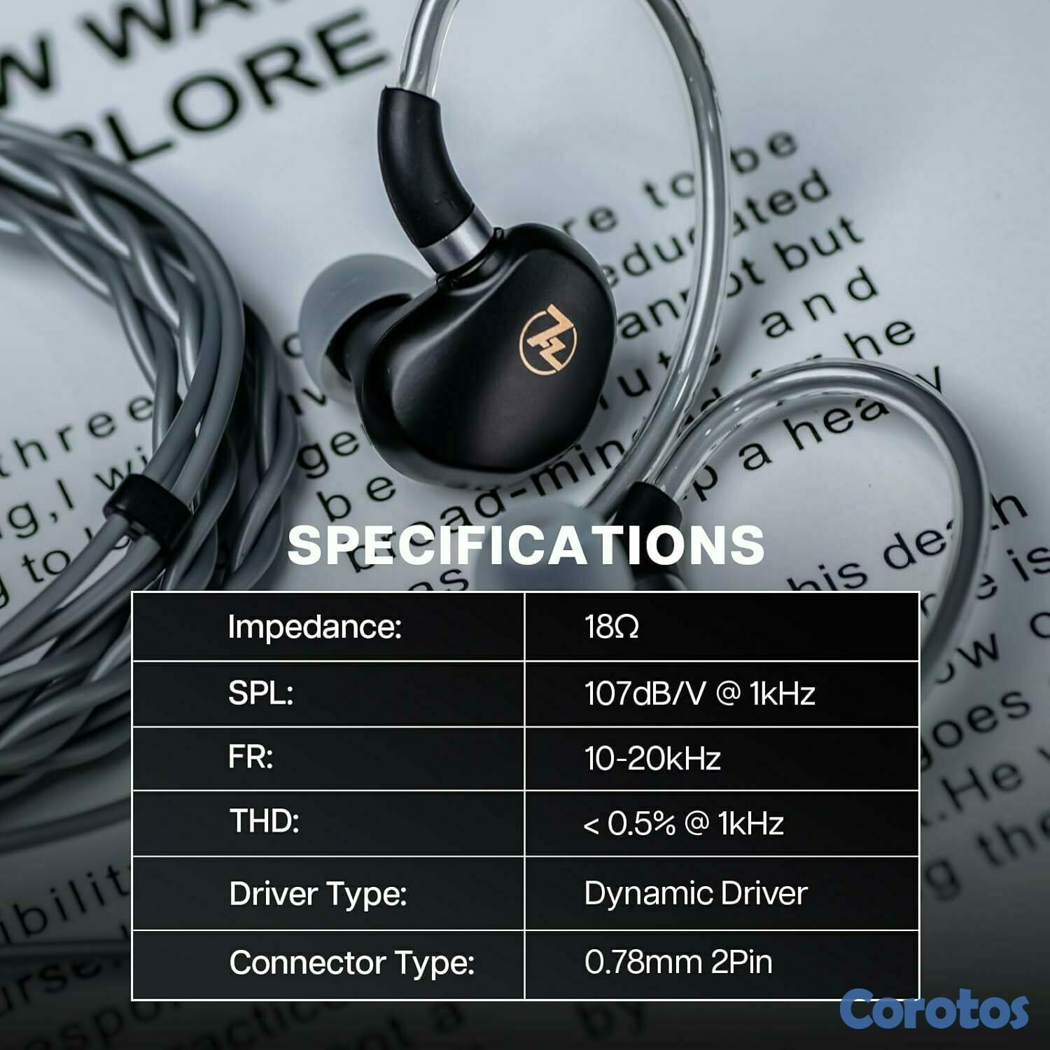 camaras y audio - 7Hz G1 Auriculares In Ear Monitor 10mm DLC DD IEM 6